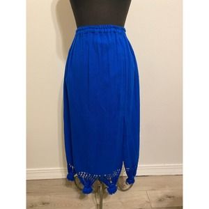 Blue Vintage Sweater Skirt